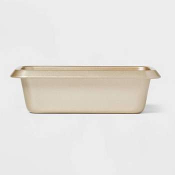 9"x5" Non-Stick Loaf Pan AluminizedSteel Gold - Made By Design™