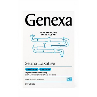 Genexa Digestive Health Laxative Aid Tablets - 50ct