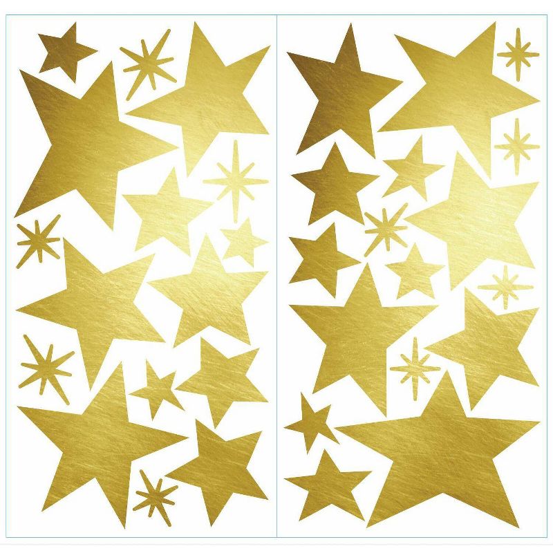 Star Peel and Stick Wall Decal with Foil Gold - RoomMates, 3 of 6
