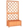 vidaXL Planter Brown Solid firwood Large Durable Planter Rectangular - 2 of 4