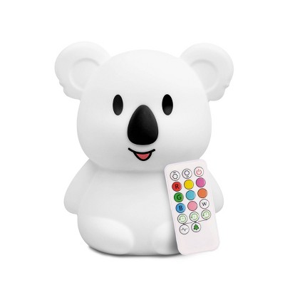 LumiPets LED Kids' Night Light Lamp with Remote - Bear