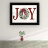 YOOCOZZ  Trendy Christmas Framed Wall  Arts -  Xmas Wall Decor - "Christmas Joy" Wall Decor by Lori Deiter, Ready to Hang Framed Print, White Frame - 4 of 4