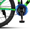 Infurnic Bicycles Mountain Bike Bicycle for Adults, Aluminium Frame Bike 21-Speed with Disc Brake, Green, 66*24.4*36 - 4 of 4
