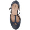 Journee Collection Womens Olina Wide Width Round Toe High Block Heel Pumps - image 4 of 4