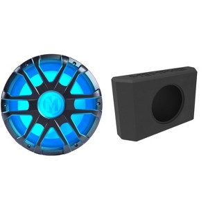 Memphis MM1224 12" Marine Subwoofer with Integrated RGB LEDs and Single 12" enclosure Compatible with Ford bronco tailgate - 1 of 4