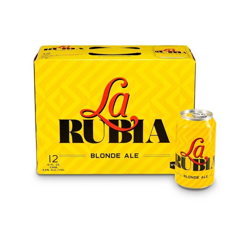 Wynwood La Rubia Blonde Ale Beer - 12pk/12 fl oz Cans, 4 of 10