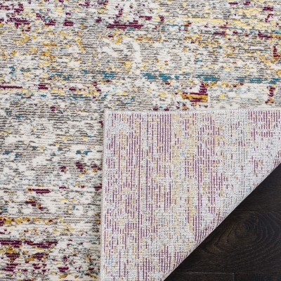Handmade Red and Creme Synthetic 4' x 6' Area Rug
