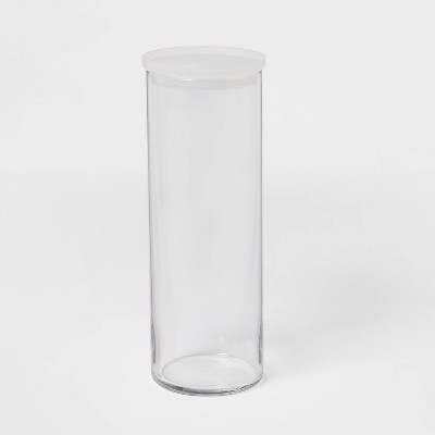 ZENS Glass Canisters with Glass Lids, Airtight Sealed 65.5 Fluid Ounce Tall Storage  Jars Spaghetti Containers