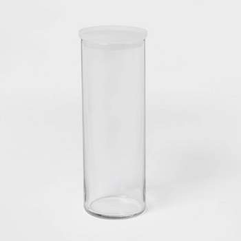 55.8oz Glass X-Large Stackable Jar with Plastic Lid - Made By Design™