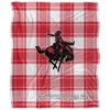 Northwestern Oklahoma State University Campus Plaid Spirit Silky Touch Super Soft Throw Blanket 50x60 - 2 of 4