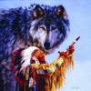 Sunsout O Spirit of the Wolf 500 pc Jigsaw Puzzle 49718 - 3 of 4