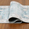 WhizMax Vintage Area Rug Floral Distressed Carpet Machine Washable Area Rug - 4 of 4