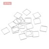 Unique Bargains Square Hollow Open Bezel Linking Ring for Jewelry Making 20 Pcs - 3 of 4