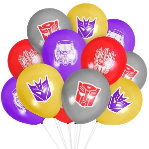 Treasures Gifted Transformers Balloon Bouquet - Transformers Party Supplies - 24 Pack - 1 of 1