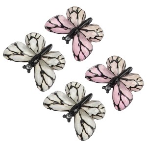 Unique Bargains Women's Elegant Hair Clips 1.26"x0.98"x0.43" 4 Pcs - 1 of 3