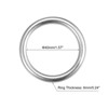 Unique Bargains Hanging Hardware 316 Stainless Steel Welded O-Ring - 2 of 4