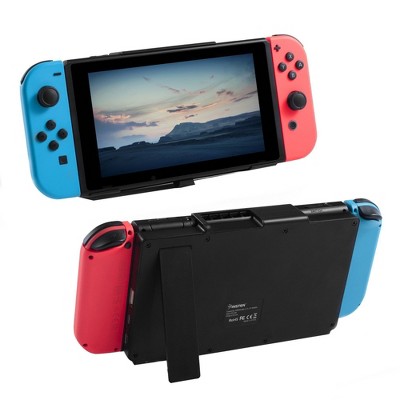 Insten Portable 10000mAh Backup Case Charger Power Bank Powerbank Battery w/Stand for Nintendo Switch - Black