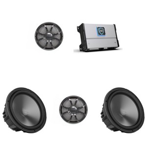 Wet Sounds HTM-1 - HTM Series Full-Range Class-D 1200 Watt at 1Ω Mono Amplifier, (2) Wet Sounds REVO 10 FA S4 V3 - REVO Series 10" Free Air 4Ω V3 S... - 1 of 4