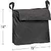DMI Wheelchair Storage Bag, Quick Install, FSA/HSA Eligible, Black - 3 of 4