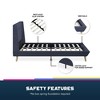 PAGED Storage Bed Queen Size Upholstered Platform Bed with 2-Drawers, Tufted Headboard, Easy Assembly, Noise Free - 3 of 4