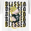 Teddy Drip Repeatedly Blessed Men's White Short Sleeve Crew Neck Tee - 2 of 3