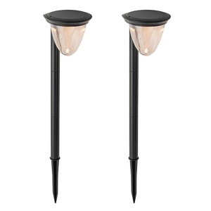 C Cattleya 2 Pack Versatile LED Solar Path Light 3000K/6000K - 1 of 4