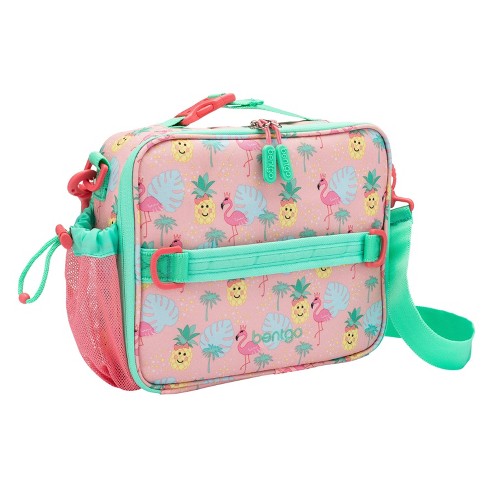 Bentgo Kids' Prints Double Insulated Lunch Bag, Durable, Water-resistant  Fabric, Bottle Holder - Tropical Fun : Target