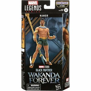 Marvel Legends Series Black Panther Wakanda Forever Namor 6-inch MCU Action Figure Toy - 1 of 4