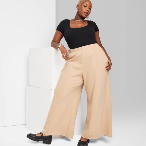 LEG -50 {Taking Time To Love} Plum Loose Fit Pants PLUS SIZE 1X 2X