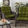 Kensington Garden 2pc 24"x22" Outdoor Seat and Back Chair Cushion Set - 2 of 4