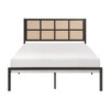 Queen Size Metal Platform Bed with Headboard for Bedroom - 2 of 4