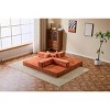 COMHOMA Floor Couch, Compression Sofa, Convertible Floor Sofa Bed with Pillow Back Support Armrest, for Living Room, Bedroom - 3 of 4