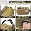 Pavilia Tactical Toiletry Bag for Men, Hygiene Travel Bag, Military Dopp Kit, Water Resistant Molle Pouch, Shaving Grooming Organizer Case - 4 of 4