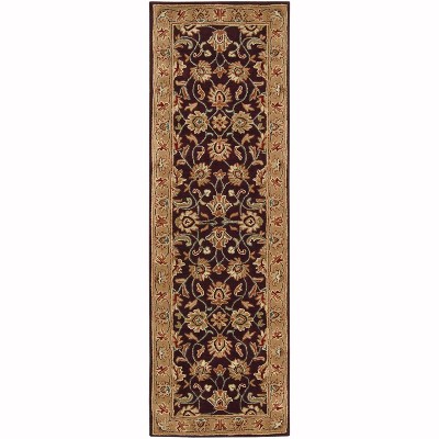 Hauteloom Cherryfield Burgundy 1024 Wool Area Rug