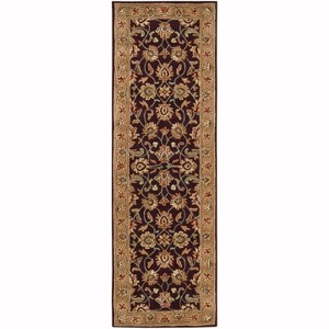 Hauteloom Cherryfield Burgundy 1024 Wool Area Rug - 1 of 4