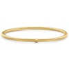 Pompeii3 18K Gold Plated Silver Textured 3mm Slip-On Bangle Bracelet - 2 of 3
