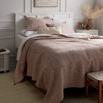 Couette tourbillonnante matelasse réversible - soldes Seuil