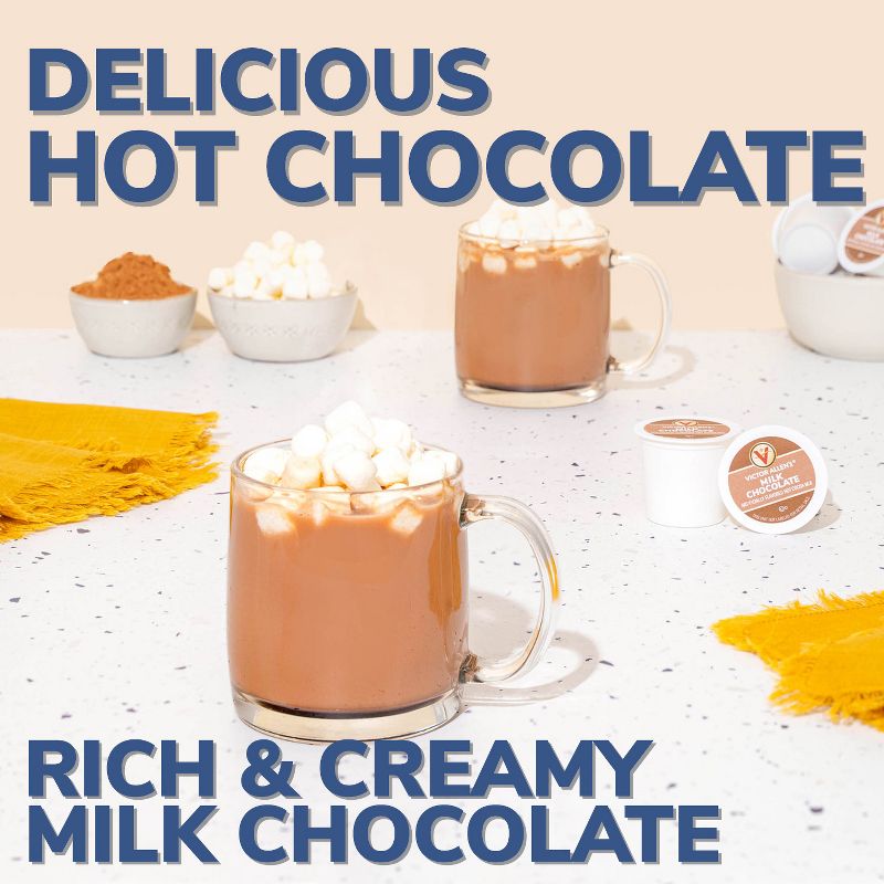 Victor Allen's Coffee Milk Chocolate Hot Cocoa Single Serve Cups, 42 Ct, 4 of 11