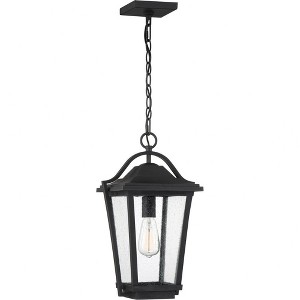 Quoizel Lighting Darius 1 - Light Pendant in  Earth Black - 1 of 4