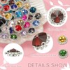 Unique Bargains DIY Craft Clothing Shoe Hat Bag Button Decor Claw Gem Rhinestones 32 Pcs - 3 of 4