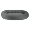 Arlee Home & Pet Orbit Orthopedic Chew Resistant Eco-Friendly Memory Foam Dog Bolster Bed - Gray - XXL - 2 of 4