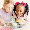 Melissa & Doug Bake and Decorate Wooden Cupcake Play Food Set - 2 of 4