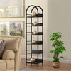 UbMelt Narrow Book Shelf Modern 6-Tier Open Storage Shelves Bookcase for Living Room,Bedroom,Office - 4 of 4