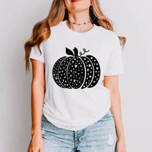 Simply Sage Market Heart Pumpkin Short Sleeve Tee - 1 of 4