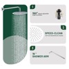Shower System Shower Faucet Combo Set Wall Mounted with 10" Rainfall Shower Head and handheld shower faucet, Chrome Finish Shower Faucet Rough-In - 4 of 4