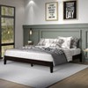 TiramisuBest Nix - King Platform Bed - Black - Black Wood Design - 2 of 4