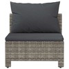 vidaXL Middle Sofa Grey - 4 of 4