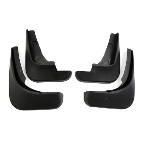 Unique Bargains Front Rear Flaps Splash Guards Fender Guard for Cruze Black 4Pcs - 1 of 4