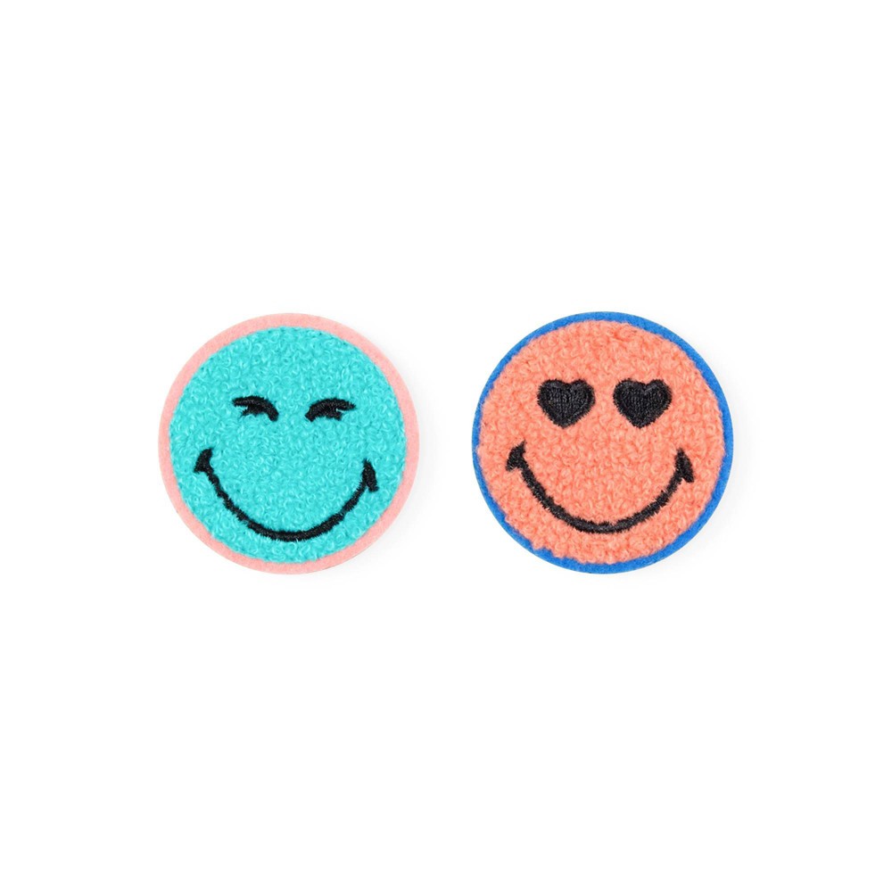 Yoobi SmileyWorld 2pk Sticker Patches Smiley, School Supplies