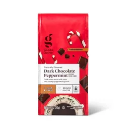 Naturally Flavored Dark Chocolate Peppermint Light Roast Coffee Ground Coffee - 12oz - Good & Gather™